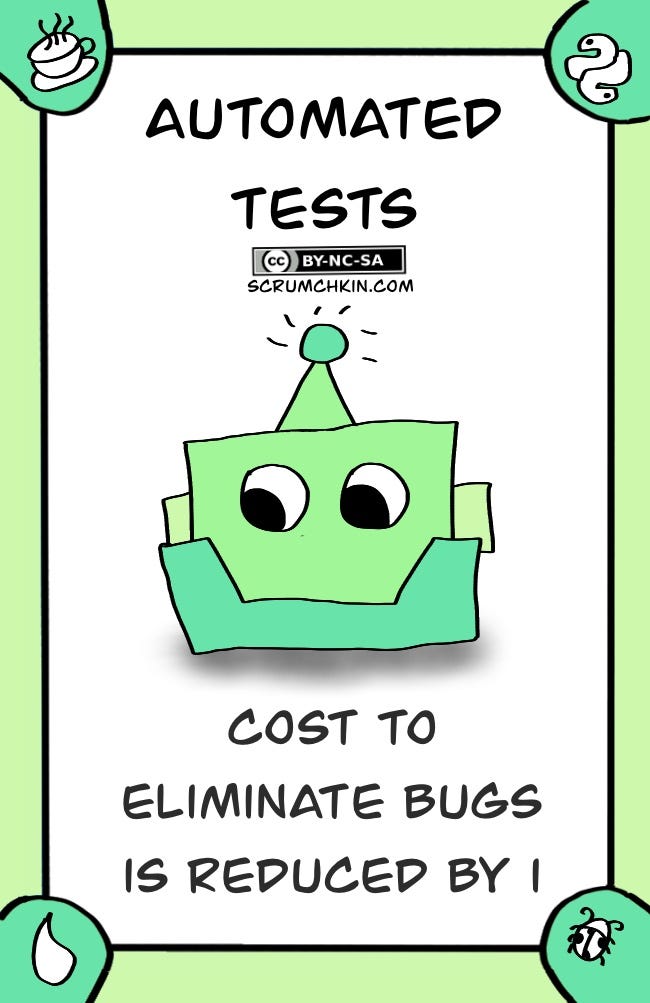 Cartas de Automated Tests e Continuous Integration